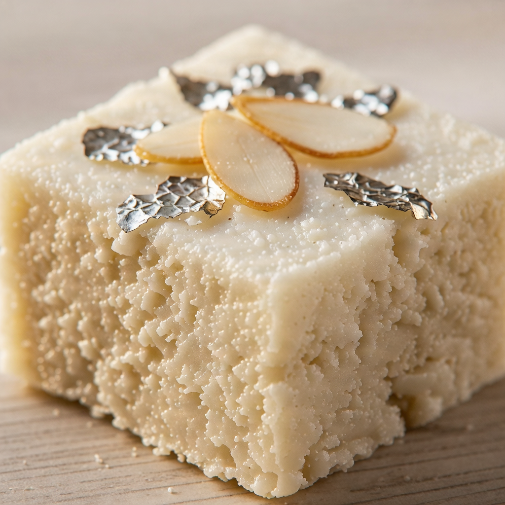 Luxury gold embellished barfi sweet
